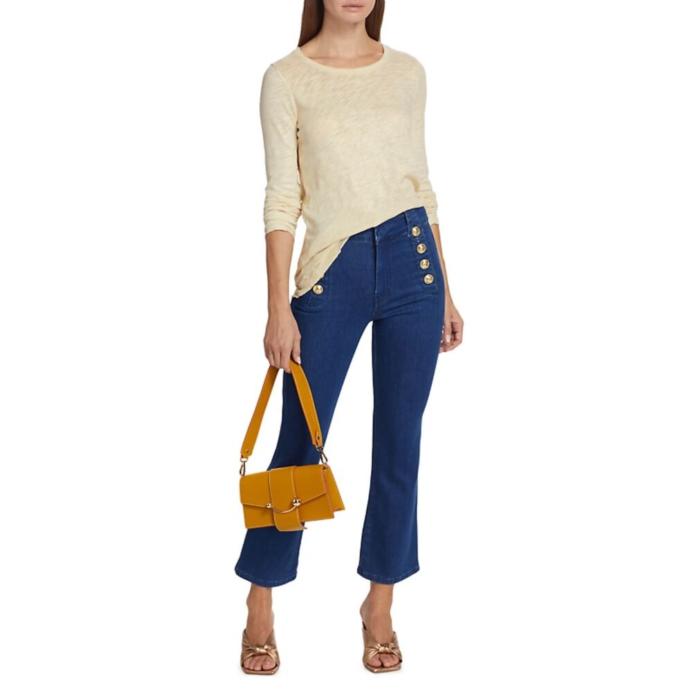 Derek Lam 10 Crosby Robertson Kick Flare Jean - Dark Wash 28